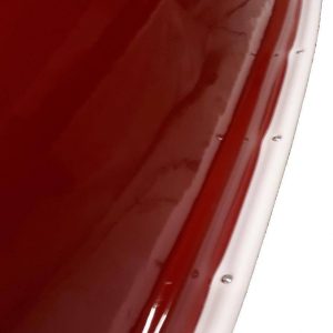 White Rubber Fender Rail and Transom Mount for 7.5ft Boat